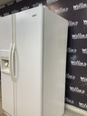 Whirlpool Used Refrigerator Side by Side 36x69 1/2” (white)