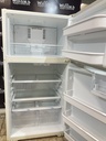 Ge Used Refrigerator Top and Bottom 33x66 1/2” (Bisque) 