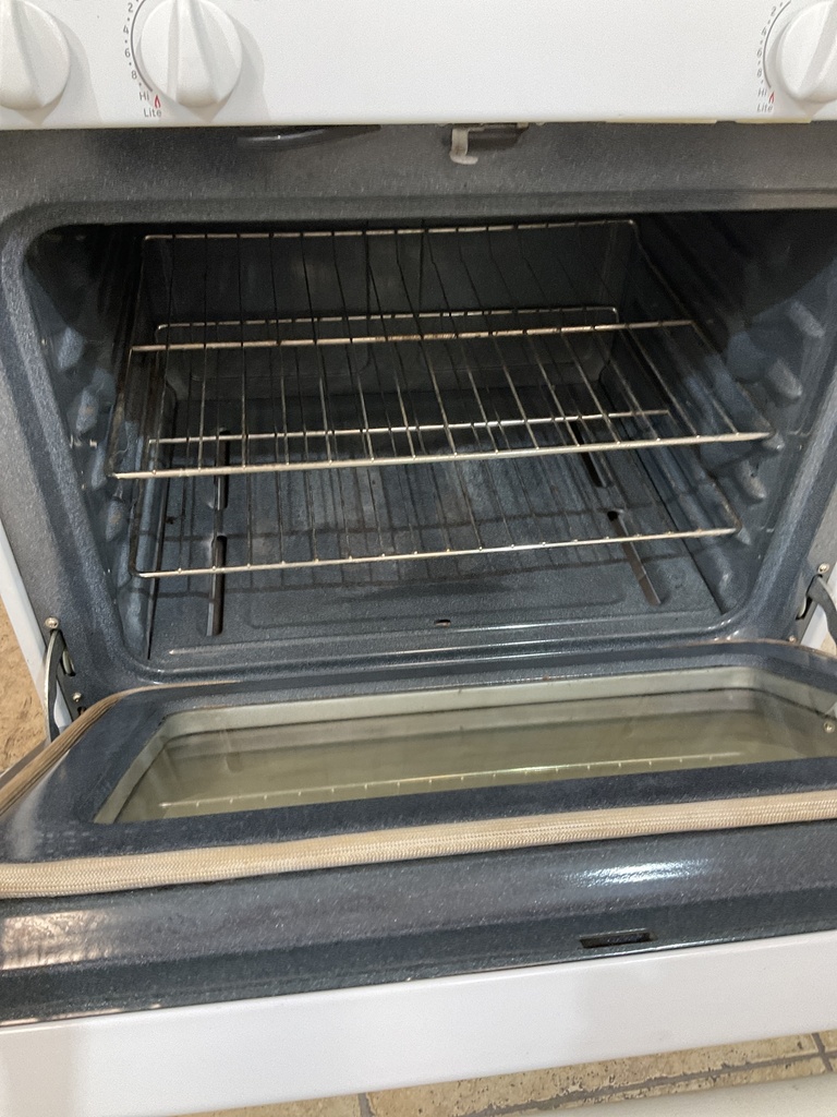 Ge Used Natural Gas Stove 30inches (White) 