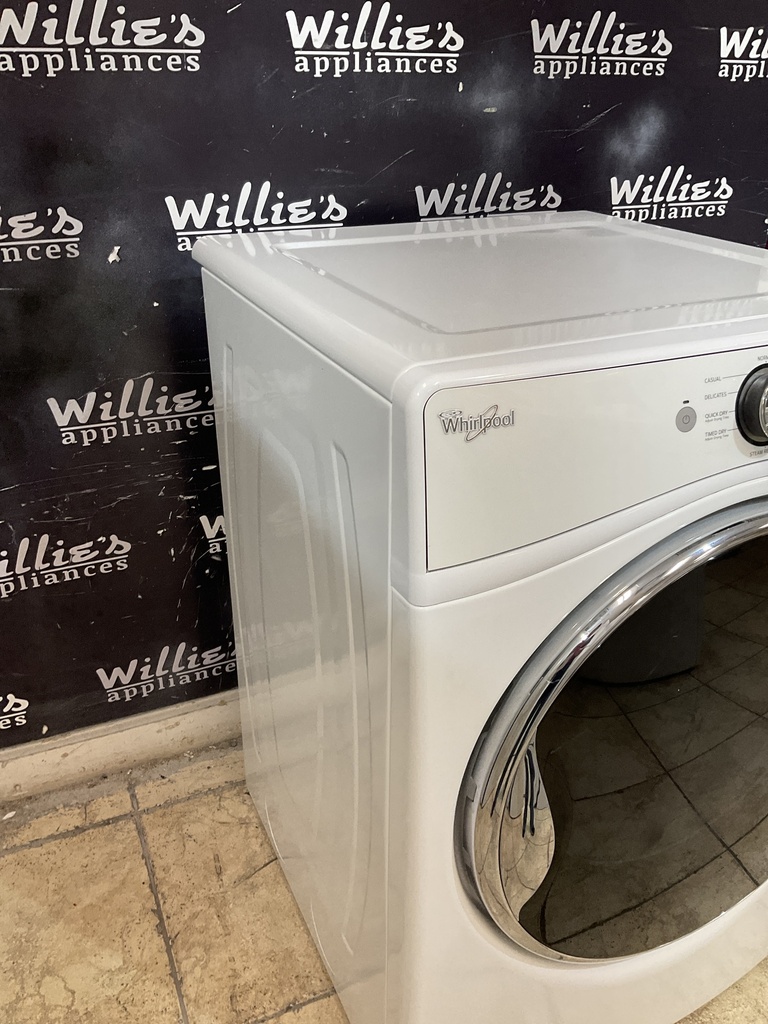 Whirlpool Used Electric Dryer 220volts (30 AMP) 27inches {4 prong} (white) 