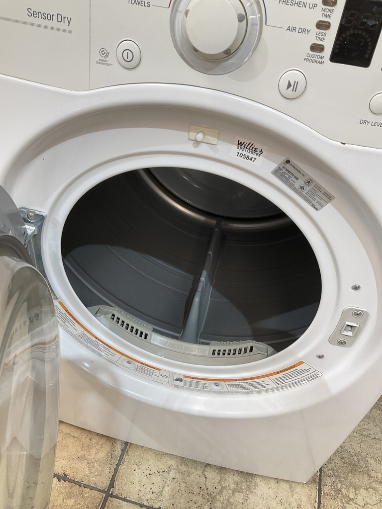 Lg Used Natural Gas Dryer 27inches (White) 