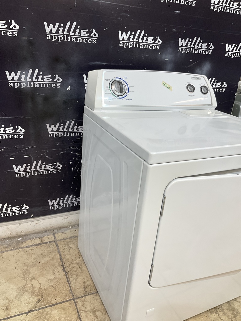 Whirlpool Used Natural Gas Dryer 29inches (white) 