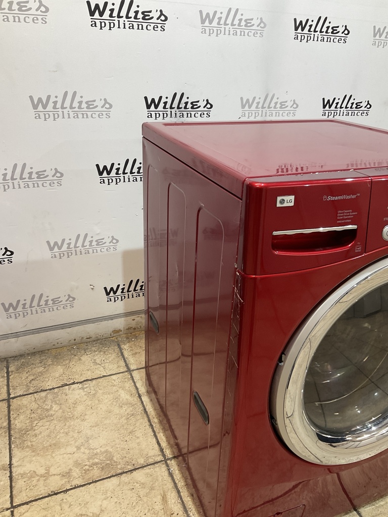 Lg Used Washer Front-load 27inches (red) 