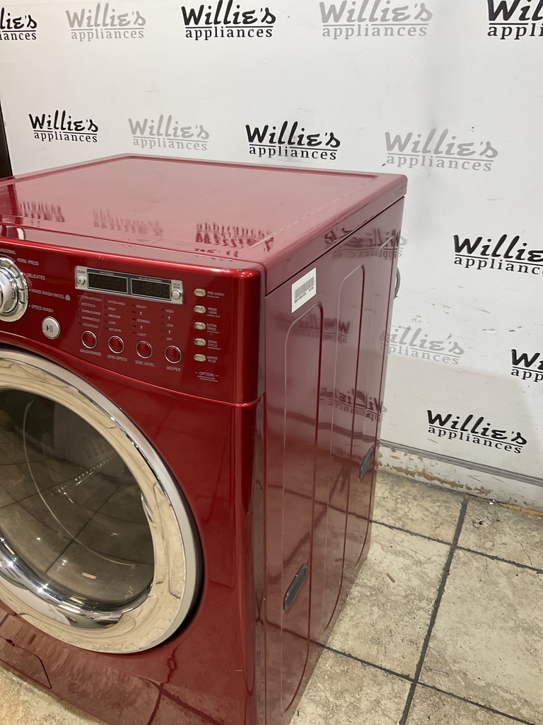 Lg Used Washer Front-load 27inches (red) 