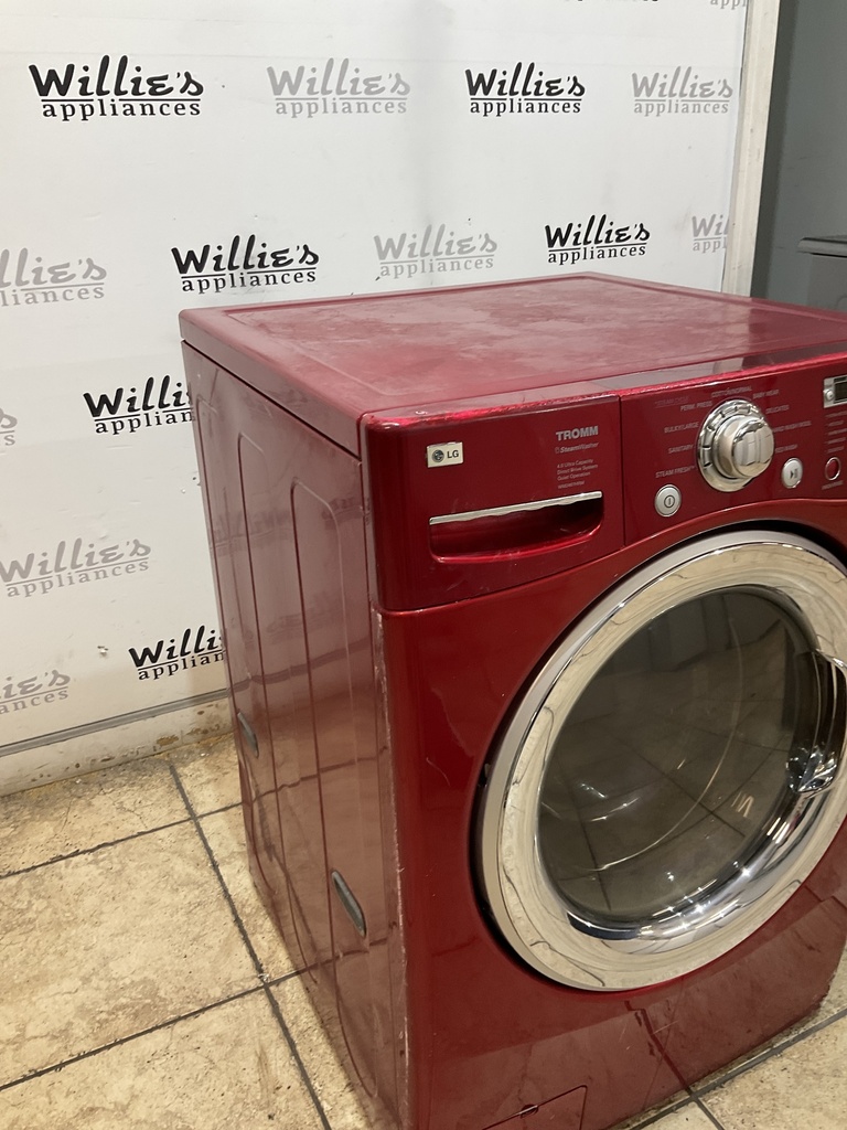 Lg Used Washer Front-load 27inches (red) 