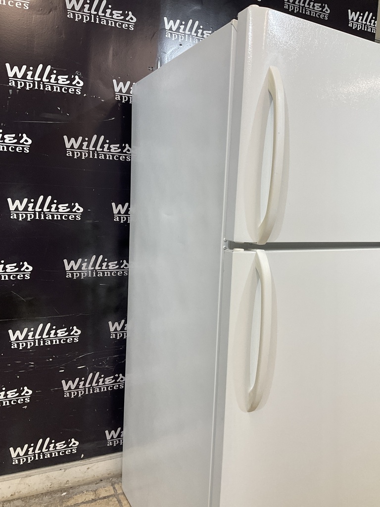 Frigidaire Used Refrigerator Top and Bottom 30x69 (white) 