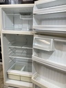 Ge Used Refrigerator Top and Bottom 28x67 (bisque) 
