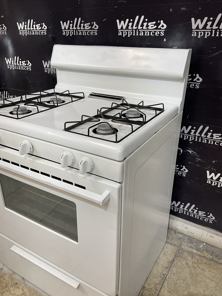 Frigidaire Used Natural Gas Stove 30inches (White) 