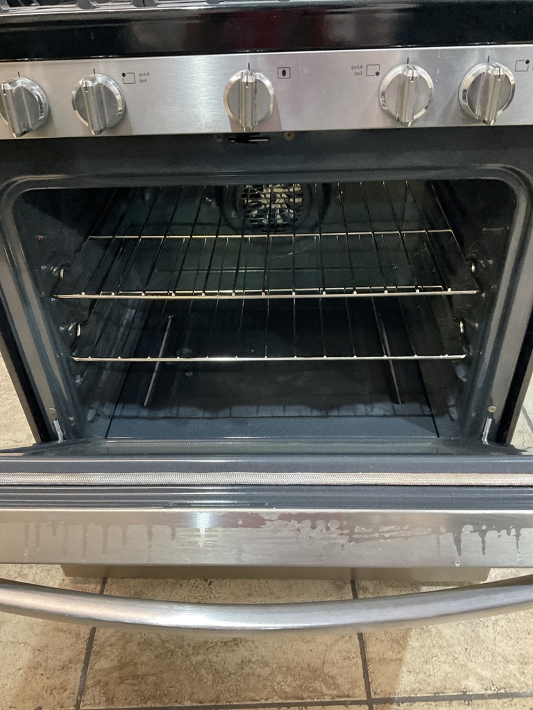 Frigidaire Used Natural Gas Stove 30inches (Stainless Steel) 