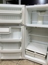 Hotpoint Used Refrigerator Top and Bottom 28x61 1/2” (White) 