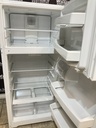 Hotpoint Used Refrigerator Top and Bottom 28x61 1/2” (White) 