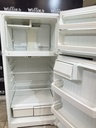 Hotpoint Used Refrigerator Top and Bottom 28x61 1/2” (White) 