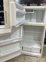 Hotpoint Used Refrigerator Top and Bottom 28x61 1/2” (Bisque) 