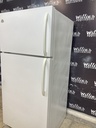 White Westinghouse Used Refrigerator Top and Bottom 30x66 (white) 