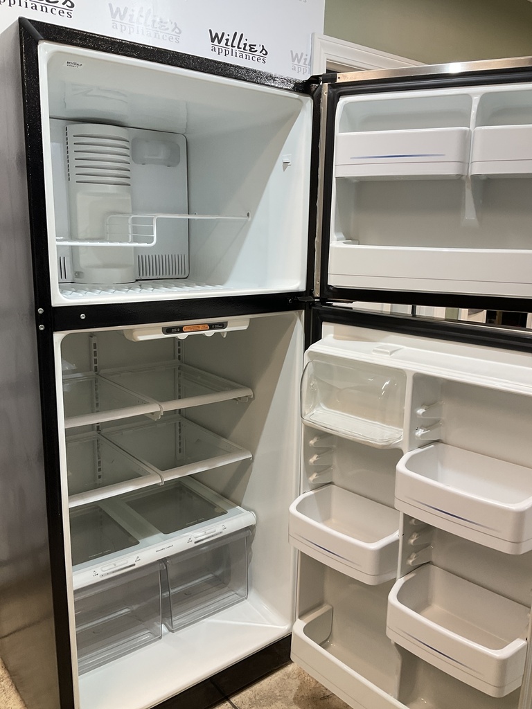 Ge Used Refrigerator Top and Bottom 30x66 1/2” (Stainless Steel) 