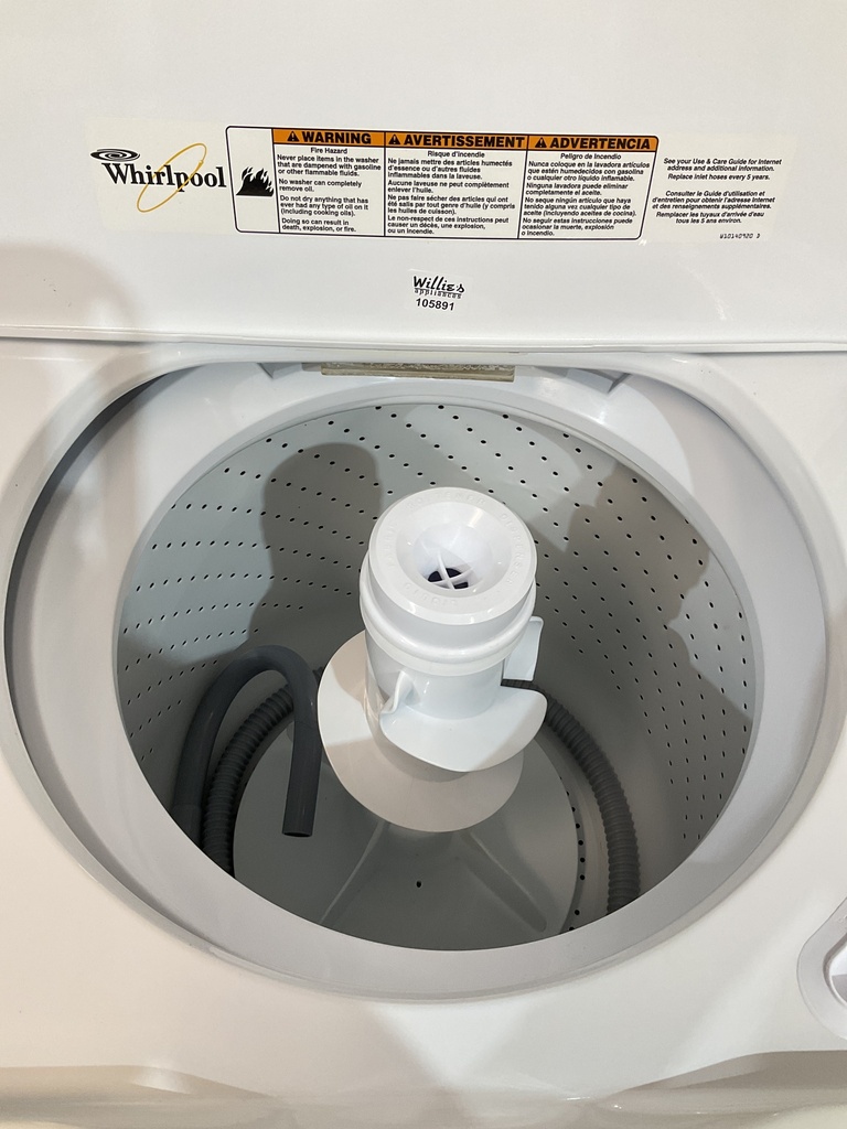 Whirlpool Used Washer Top-load 27inches (white) 