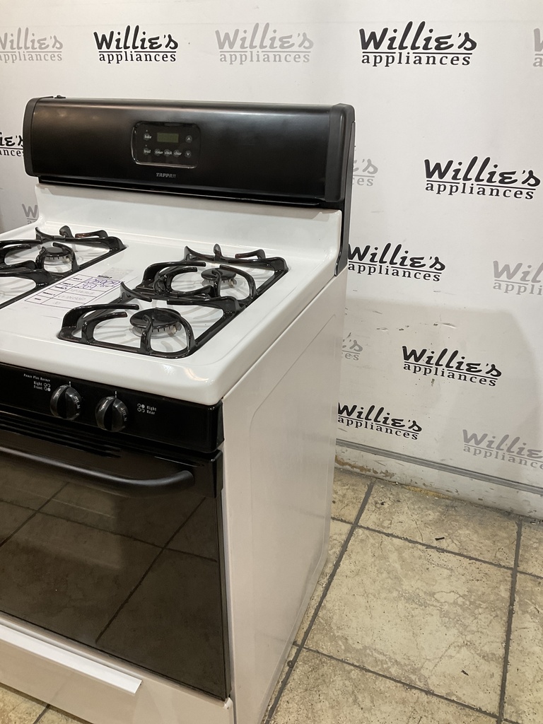Tappan Used Natural Gas Stove 30inches (White/black)