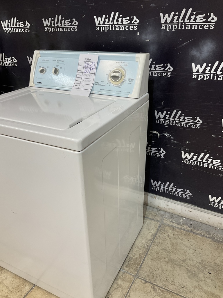 Kenmore Used Washer Top-load 27inches (White) 