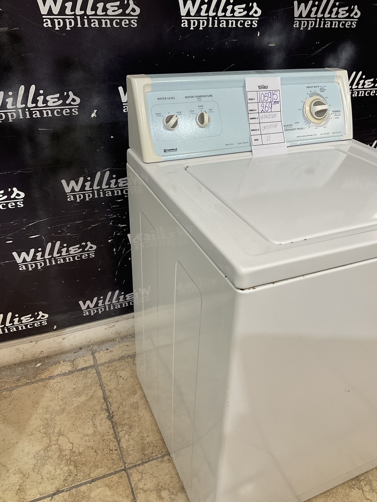 Kenmore Used Washer Top-load 27inches (White) 