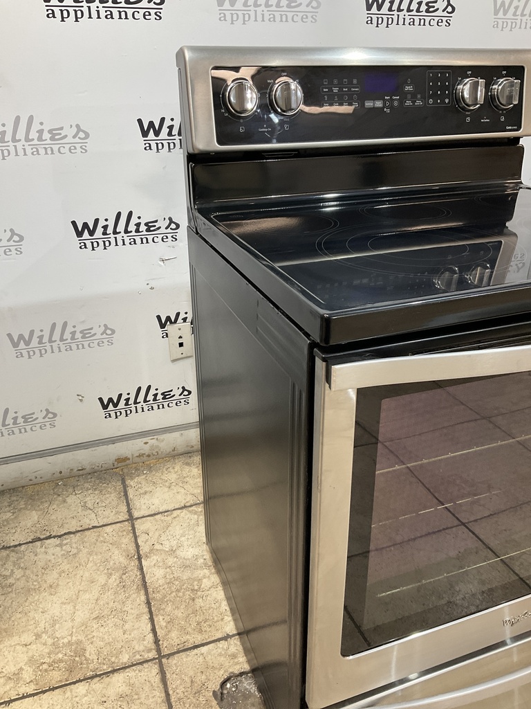 Whirlpool Used Electric Stove 30inches {4 prong} (stainless steel) 