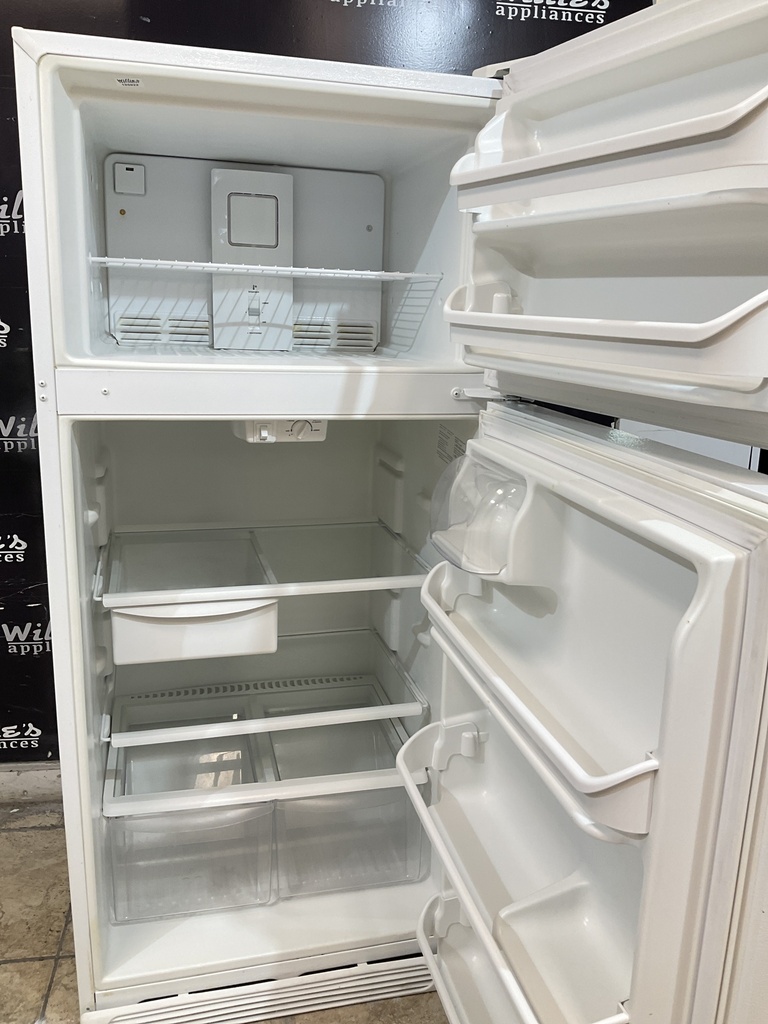 White Westinghouse Used Refrigerator Top and Bottom 30x66 (White) 