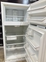 White Westinghouse Used Refrigerator Top and Bottom 30x66 (White) 