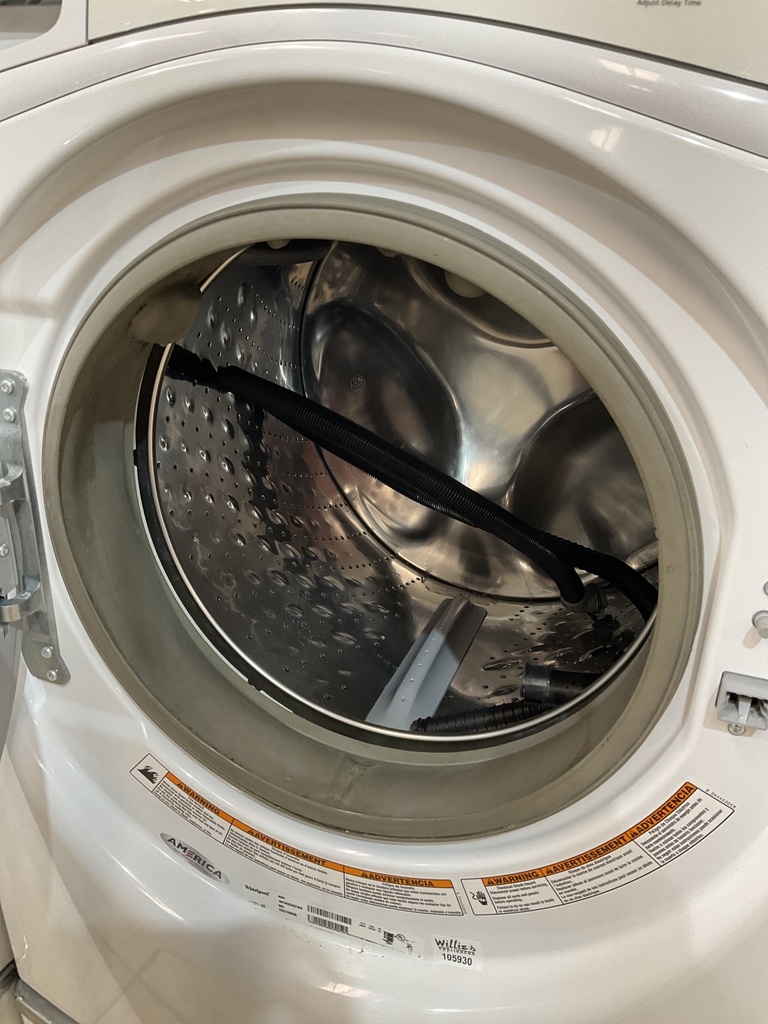 Whirlpool Used Electric Set Washer/Dryer Front-load 27inches {4 prong} (White) 