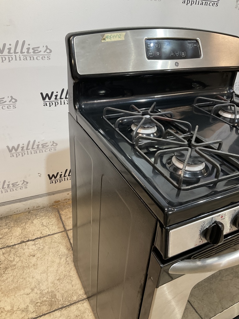 Ge Used Gas Propane Stove 30inches (Stainless Steel) 