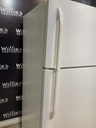 Frigidaire Used Refrigerator Top and Bottom 30x66 (White) 