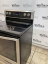 Whirlpool Used Electric Stove 220volts (40/50 AMP) 30inches {4 prong} (Stainless steel)