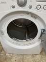Lg Used Electric Dryer 220volts (30 AMP) 27inches {4 prong} (White)