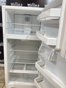 Hotpoint Used Refrigerator Top and Bottom 28x61 1/2” (White) 