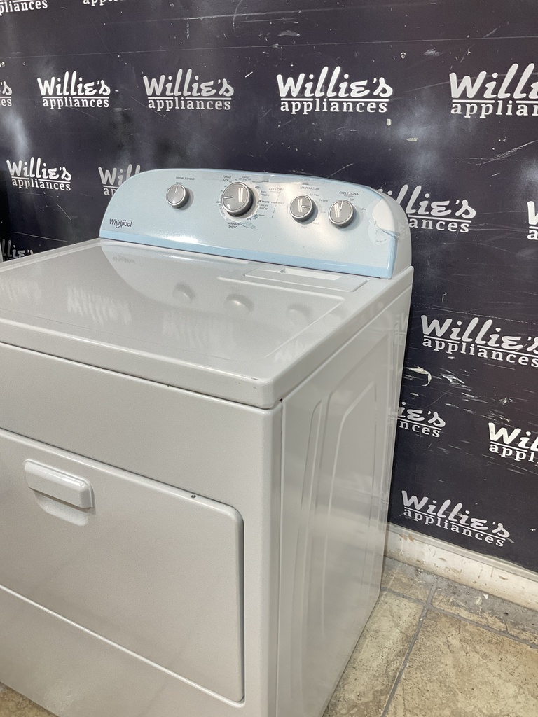 Whirlpool Used Electric Dryer 220volts (30 AMP) 29inches {3 prong} (white) 