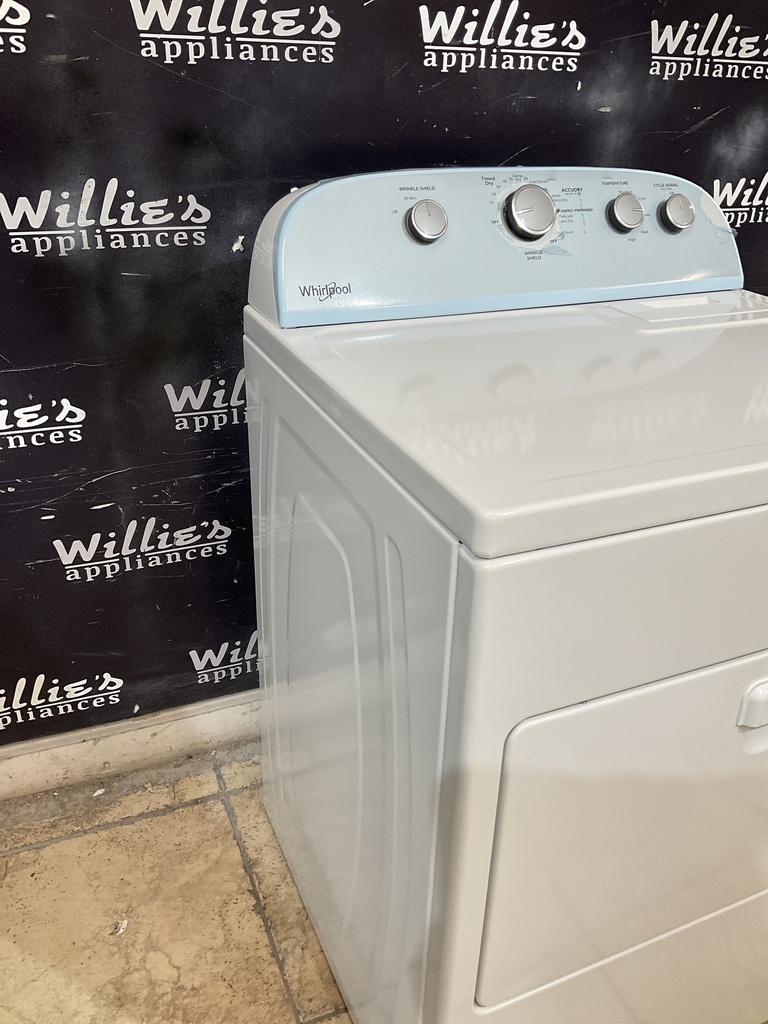 Whirlpool Used Electric Dryer 220volts (30 AMP) 29inches {3 prong} (white) 