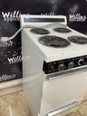 Moder Chef Used Electric Stove 220 volts (40/50 AMP) 20inches {3 prong} (White) 