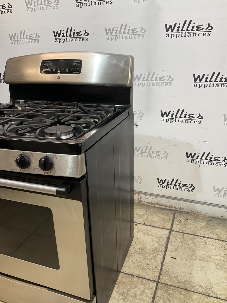 Ge Used Natural Gas Stove 30inches (Stainless Steel) 