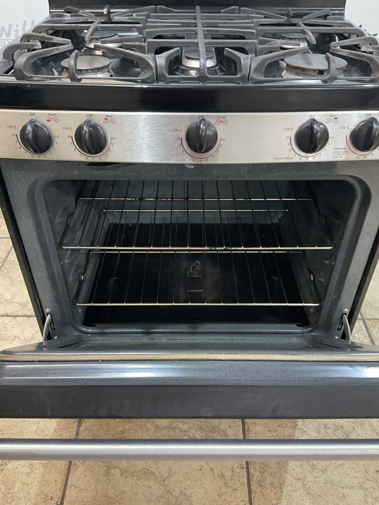 Ge Used Natural Gas Stove 30inches (Stainless Steel) 