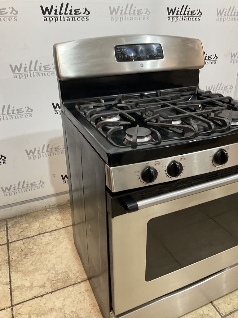 Ge Used Natural Gas Stove 30inches (Stainless Steel) 
