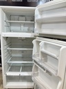Whirlpool Used Refrigerator Top and Bottom 28 1/2’ x 66 (White) 