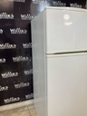 Whirlpool Used Refrigerator Top and Bottom 28 1/2’ x 66 (White) 