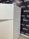 Whirlpool Used Refrigerator Top and Bottom 33x66 (White) 