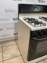 Ge Used Natural Gas Stove 30inches (Bisque/black) 