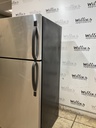 Frigidaire Used Refrigerator Top and Bottom 28 1/2” x 65” (Stainless Steel) 