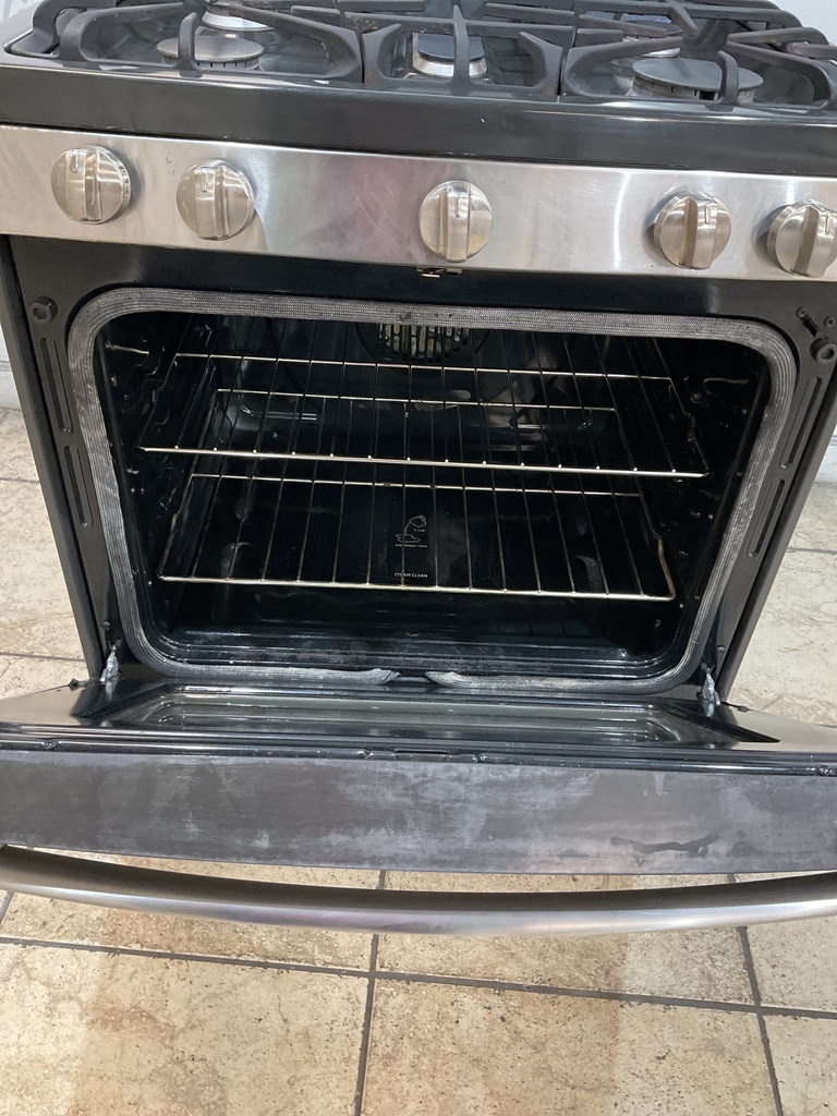 Ge Used Natural Gas Stove 30inches (Stainless Steel) 