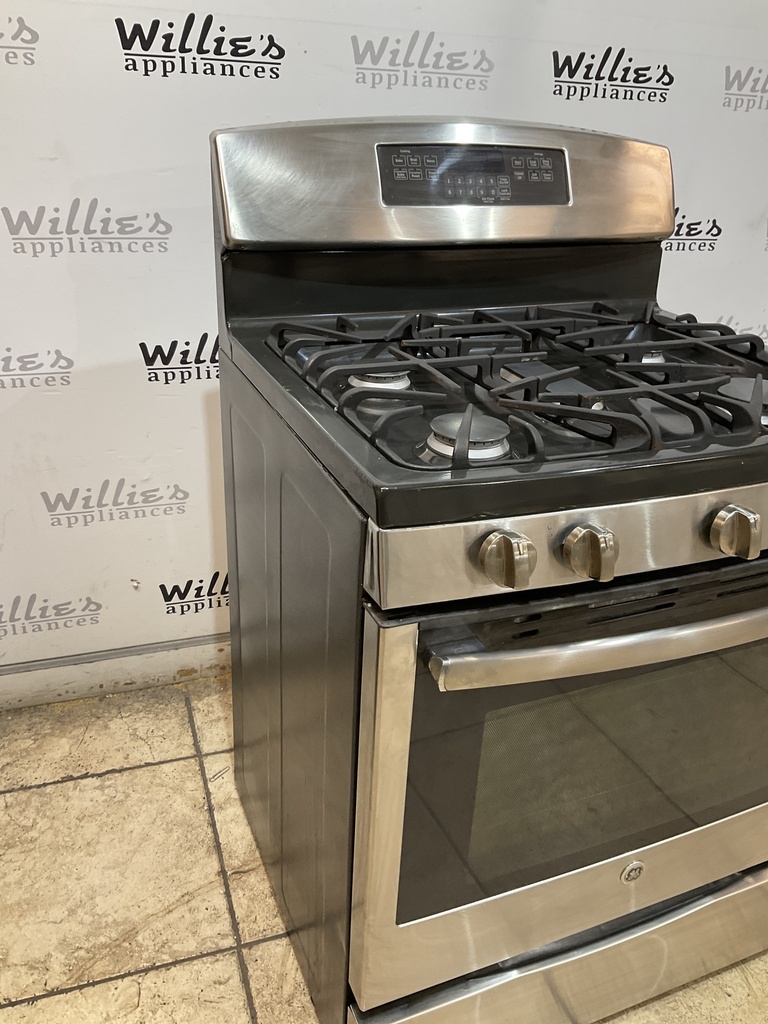 Ge Used Natural Gas Stove 30inches (Stainless Steel) 
