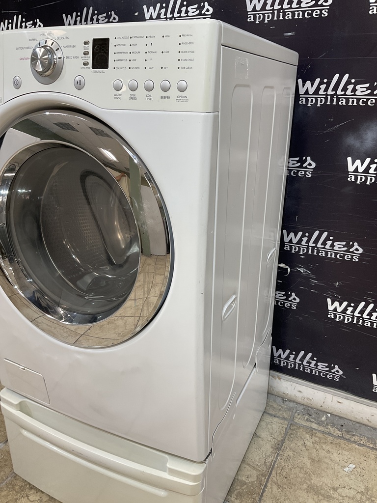 Lg Used Washer front-load 27inches (White) 