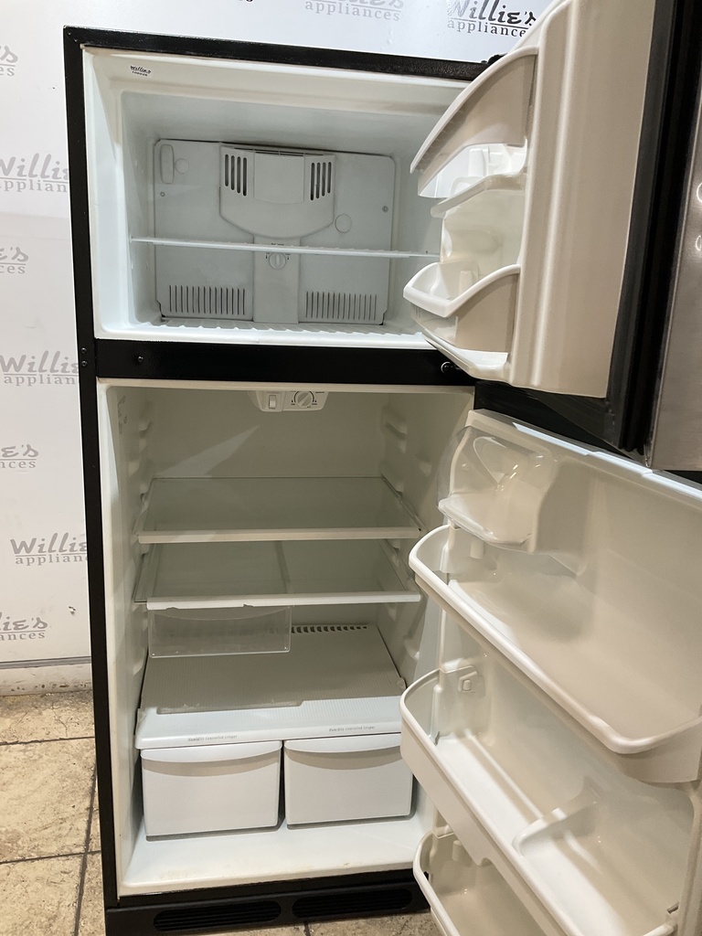 Frigidaire Used Refrigerator Top and Bottom 28x64 1/2” (Stainless Steel) 