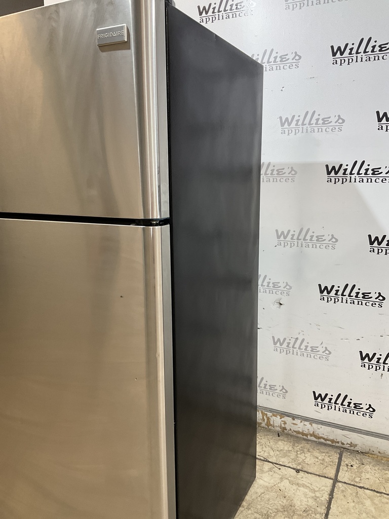 Frigidaire Used Refrigerator Top and Bottom 30x66 (stainless steel) 