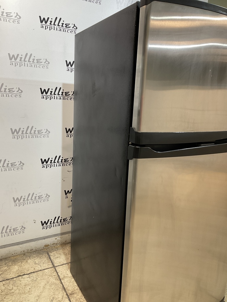 Frigidaire Used Refrigerator Top and Bottom 30x66 (Stainless Steel) 