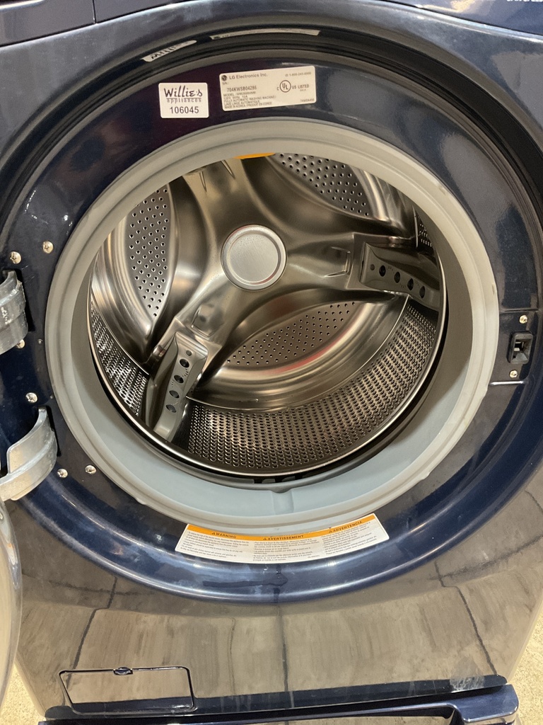 Lg Used Washer Front-load 27inches (Blue) 
